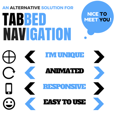 Wheelizate Tabs - An alternative solution for tabbed navigation